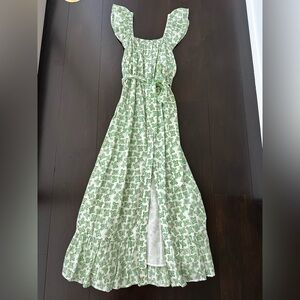 Beau & Ro Green Floral dress